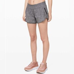 Lululemon Tracker Short V *4" Heather Lux Multi Black Grey Size 8